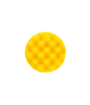 Рельефный поролоновый полировальный диск Mirka 85мм. желтый