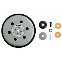 Шлифовальные подошвы Mirka 150 мм 57 отв..5/16”+М8 средней жесткости. липучка